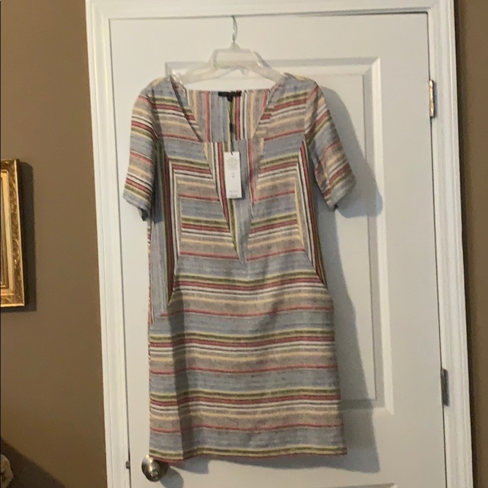 Linen & cotton blend dress NWT